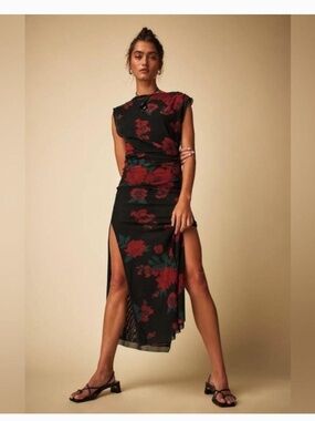 Free People Carmel Midi Dress size Medium